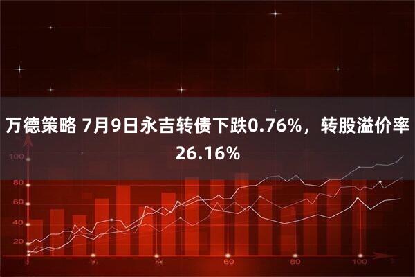 万德策略 7月9日永吉转债下跌0.76%，转股溢价率26.16%