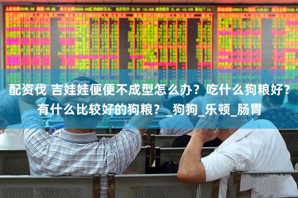 配资伐 吉娃娃便便不成型怎么办？吃什么狗粮好？有什么比较好的狗粮？_狗狗_乐顿_肠胃